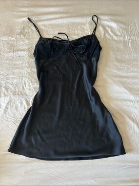 hanna scallop babydoll mini dress - urban outfitters hanna rayon scallop babydoll mini